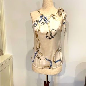 Bridle & reigns design too with side neck tie